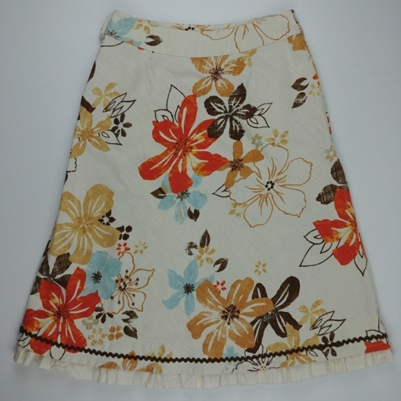 Jill Seascape Floral Midi Dress